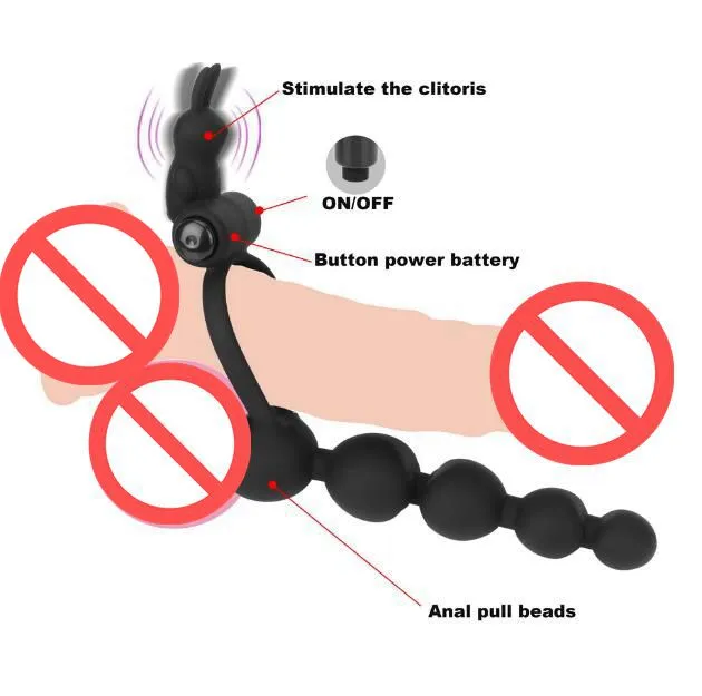 Penis Vibrierender Ring Anal Bead Strapon Dildo... Von 4,89 €