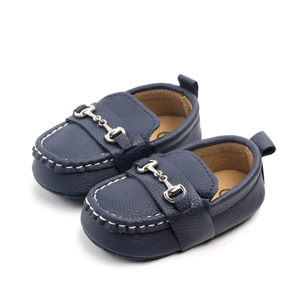 Casual Baby Shoes Soft Sole PU Leather Newborn Boys Girls First Walker Shoes Infant Shoes 0-18Months