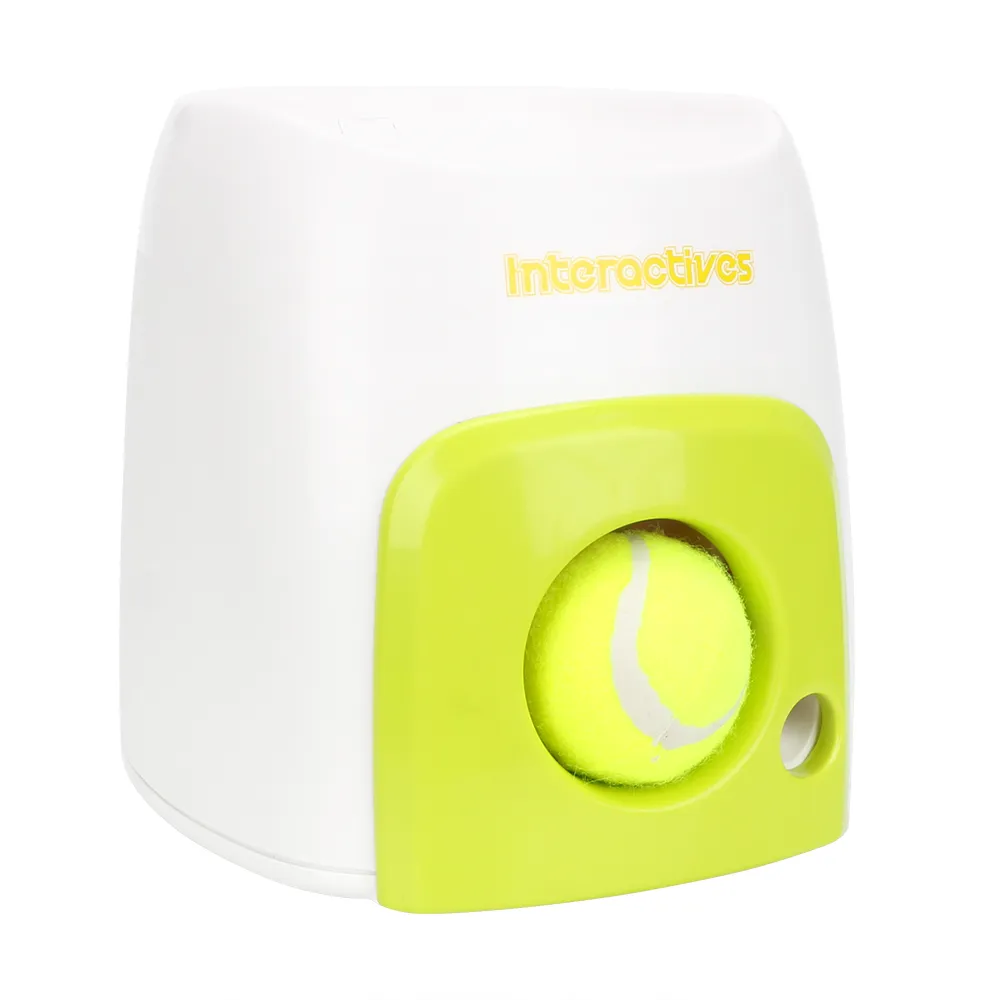 Interactive Tennis Ball Launcher For Dogs Automatic Thrower_voghion.com