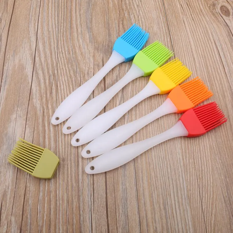 Ny Silicone Butter Brush BBQ Oil Cook Pastry Grill Food Bread Basting Brush Bakeware Kitchen Dining Tool Gratis frakt LX5980