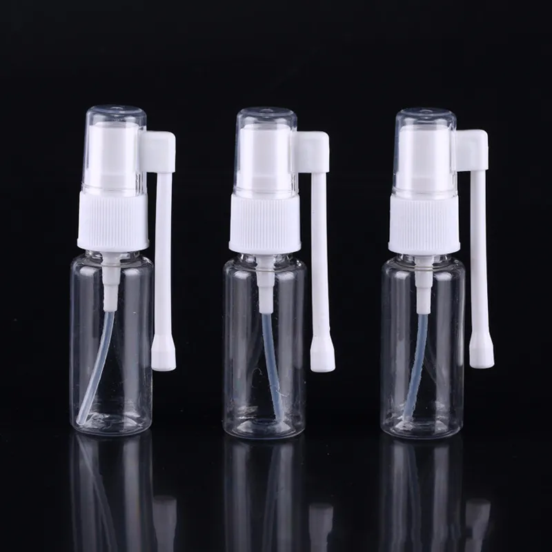 Klare PET-Sprühflaschen Ätherisches Öl e Flüssigkeitsflasche 5 ml 10 ml 20 ml 30 ml mit einem um 360 Grad drehbaren Sprühkopf