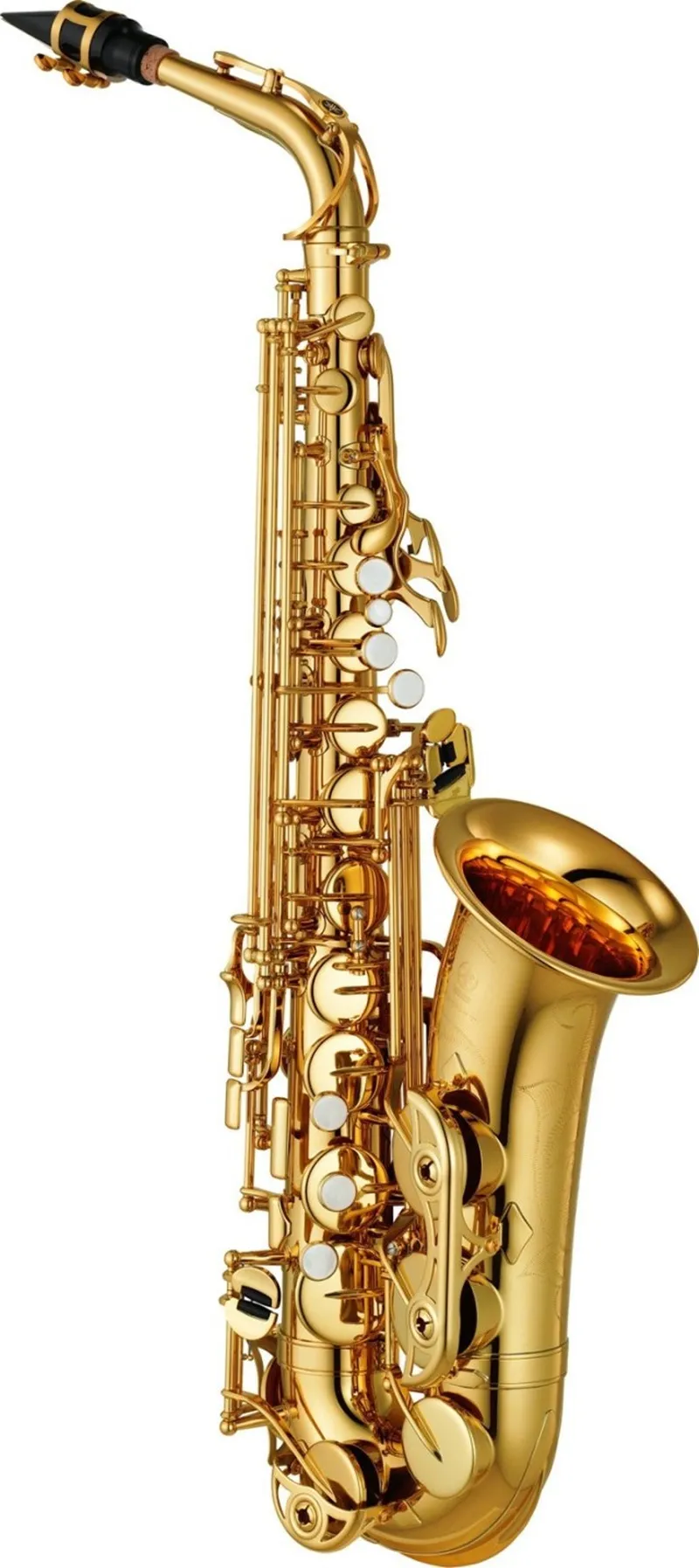 YAS-875EX Alto Saxophone electrophoresis gold professional sax alto high quality 875EX playing instrument free shipping