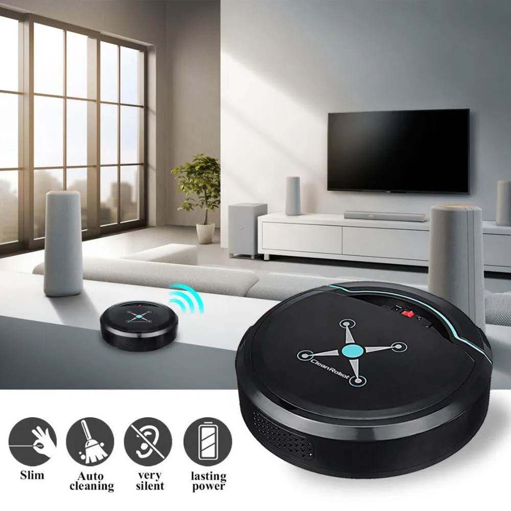 Intelligent automatisch vegen Robot Huishouden USB Oplaadbare stofzuiger Vacuüm Cleaner Floor Dirt Smart Robot Machine