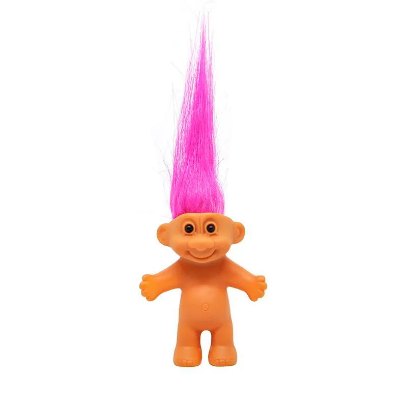Colorful Hair Troll Doll 8cm Action Figures Doll Super Cute 6