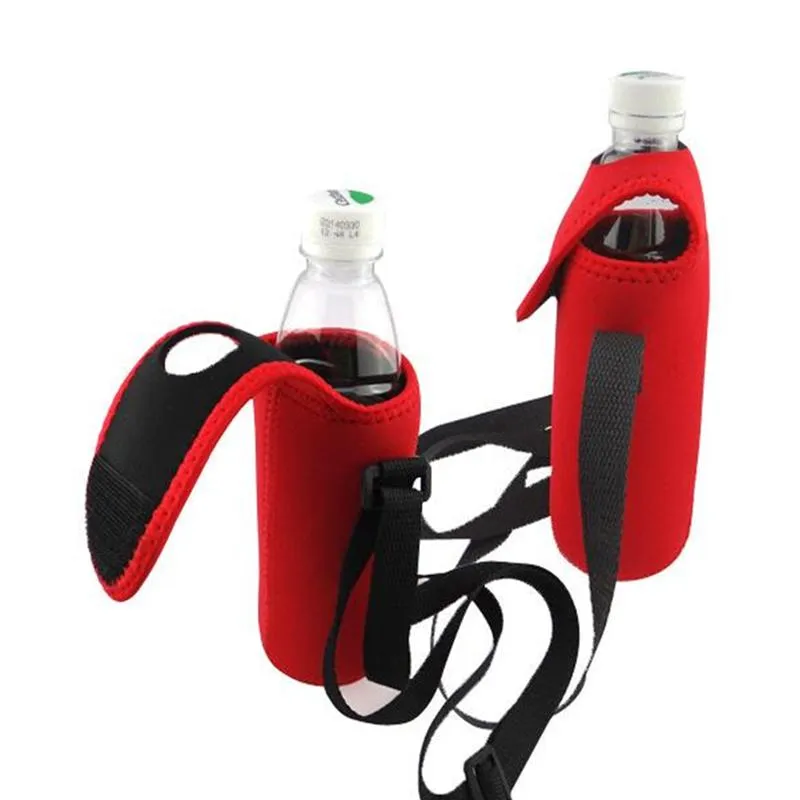Neoprene Water Bottle Cooler Bottle Holder With Shoulder Carry Strap Soft Insulated  Beverage Beer Bottle Carry Bags YYA64 From Win_with_you, $1.85