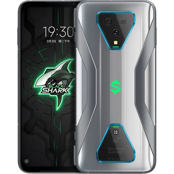 Black Original Shark 3 Pro 5G LTE Mobile 12 Go RAM 256 Go 512 Go Rom Snapdragon 865 Octa Core Android 7.1 "64 MP Téléphone d'identification digitale 5