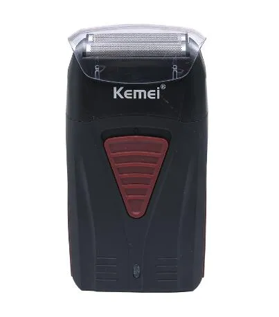 10pcs Kemei Yeni USB Kablosuz Elektrik Razor Erkekler Çift Taraflı Gümüş Bıçak Net Taşınabilir Seyahat Erkek Günlük İhtiyaçları KM-3381