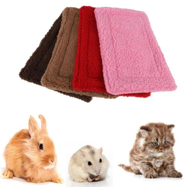 Guinea Pig Hamster Bed Cages Small Animal House Warm Squirrel Hedgehog rabbit Chinchilla Bed mat House Nest Hamster Accessories