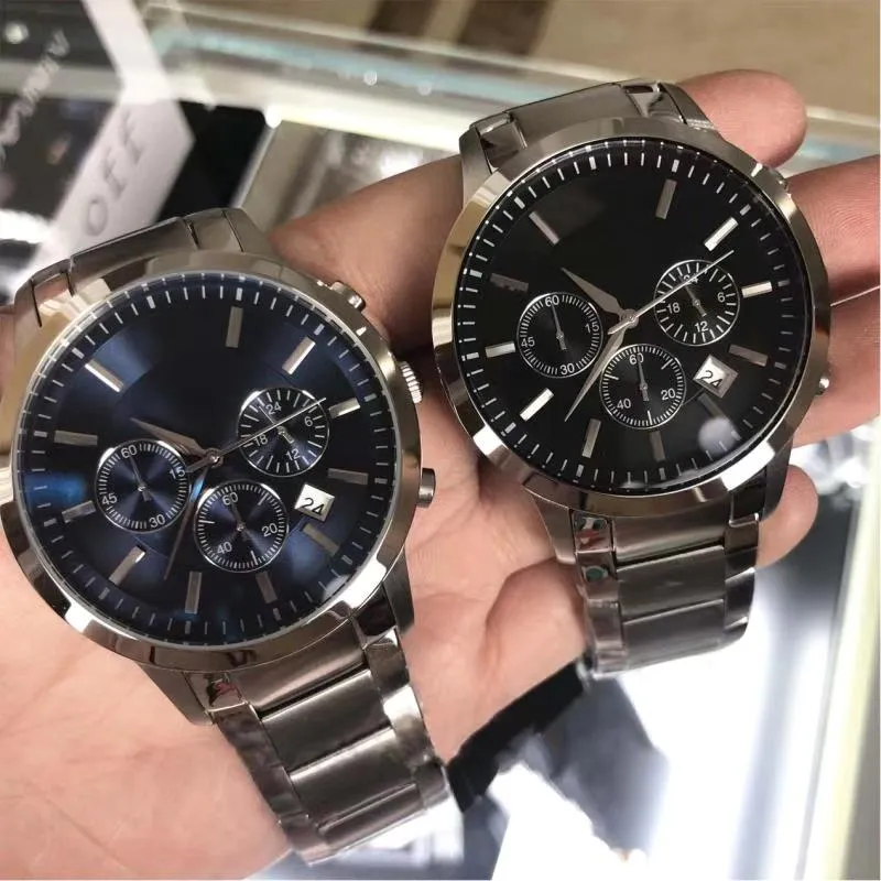 Vendo relógio AR de fábrica superior novo AR2434 AR2448 AR2454 AR2453 AR2458 cronógrafo relógio masculino clássico relógio de pulso masculino