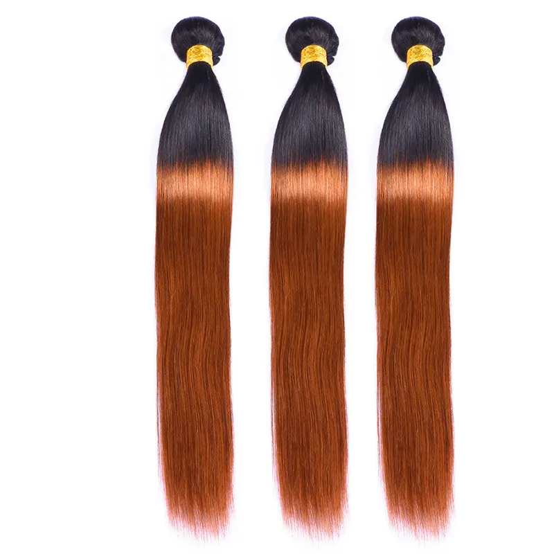 Peruvian Human Hair Extensions 1B/27 1B/99J 1B/Blue 1B/Red 1B/30 Ombre ...