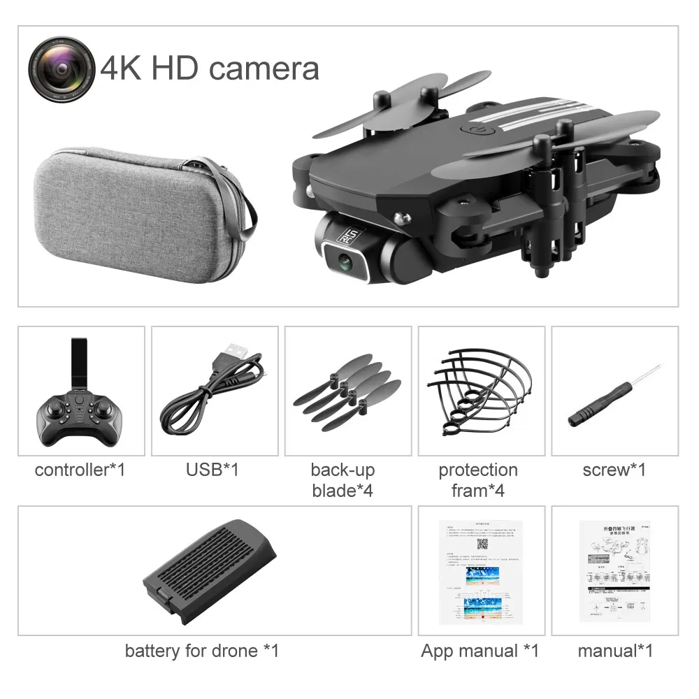 Mini Drone with Camera for Kids - 1080P HD FPV Drones, Remote