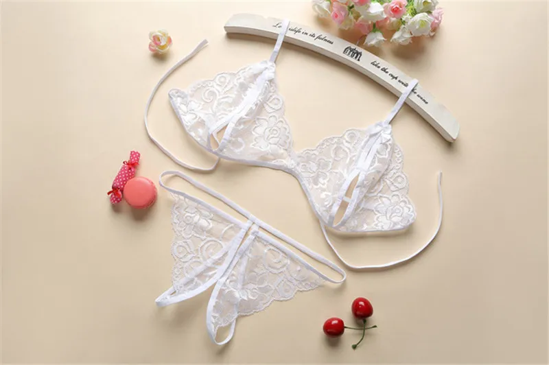 Plus Size Lace Lingerie Set With Open Crotch Bra And Panties Erotic Lace Underwear  Set For Women From Gaoshangs, $24.52