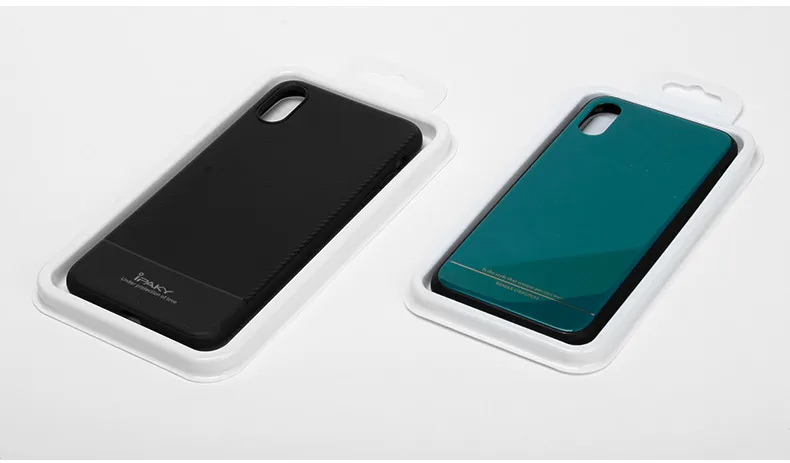 Chegada nova caixa de embalagem Para Samsung S10 S10 Além disso Phone Case embalagem para iPhone Xs máximo 6,5 polegadas Telefone Voltar Shell Capa