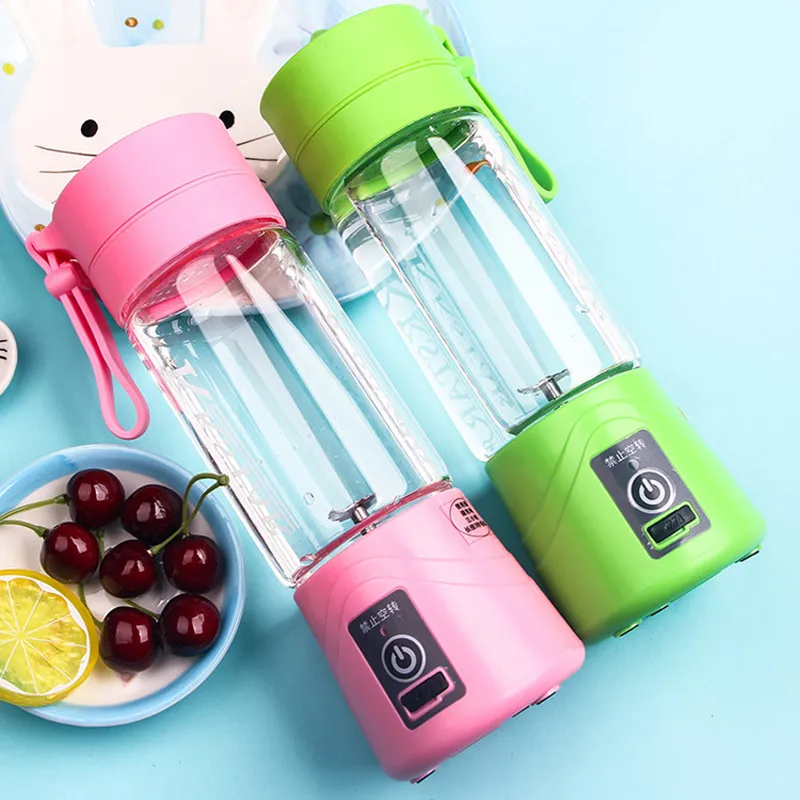 4 Couleurs Mini Juicer Outils Portable Multifonction USB De Charge Jus Tasses De Fruits Électrique Jus En Agitant Tasse Ménage Cuisine BH2037 CY