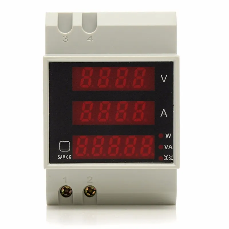 Freessipping D52-2048 Multifonctionnel Digital-Display Metplay Voltmeter Ammeter Test Instrument Nouveau arrivée de haute qualité