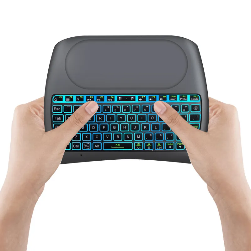 D8 Plus I8 Backlight 2.4GHz Wireless Mini Keyboard USB Interface for ...