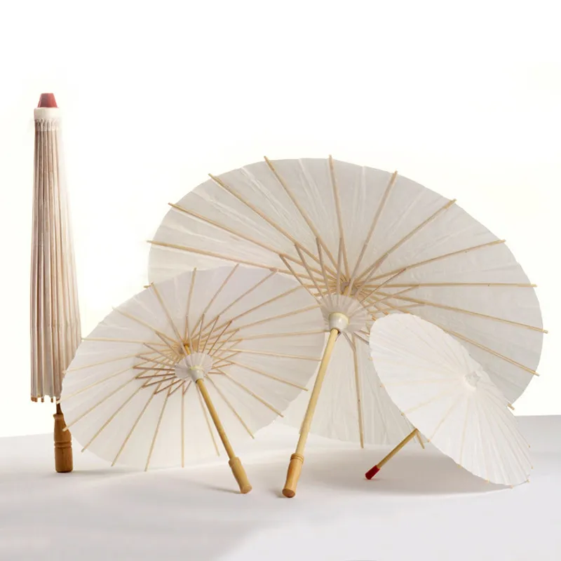 Chinese Mini Craft Oil Paper Umbrellas Bridal Wedding Parasols Umbrella Retro Dance Prop Ceaft Oilpaper 4 Size Umbrellas BH1690 TQQ