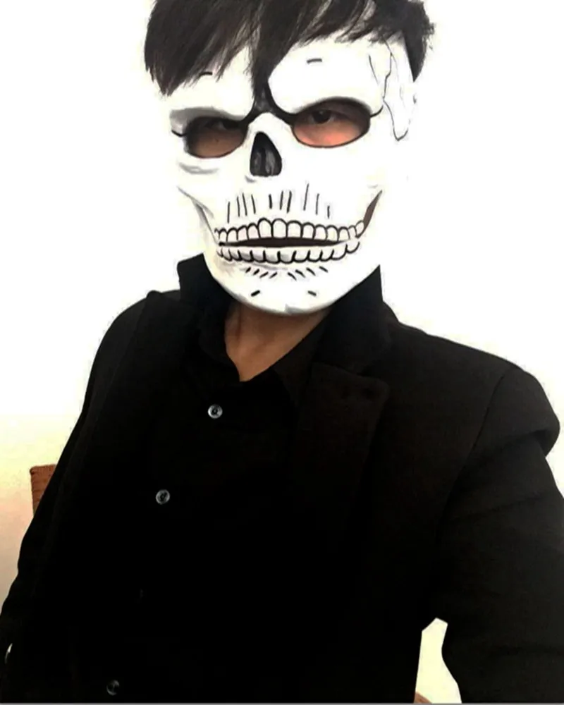 Film 007 JAMES BOND Spectre Masque Crâne Squelette Effrayant Halloween Carnaval  Cosplay Costume Mascarade Fantôme Parti Résine Masques Du 65,16 €