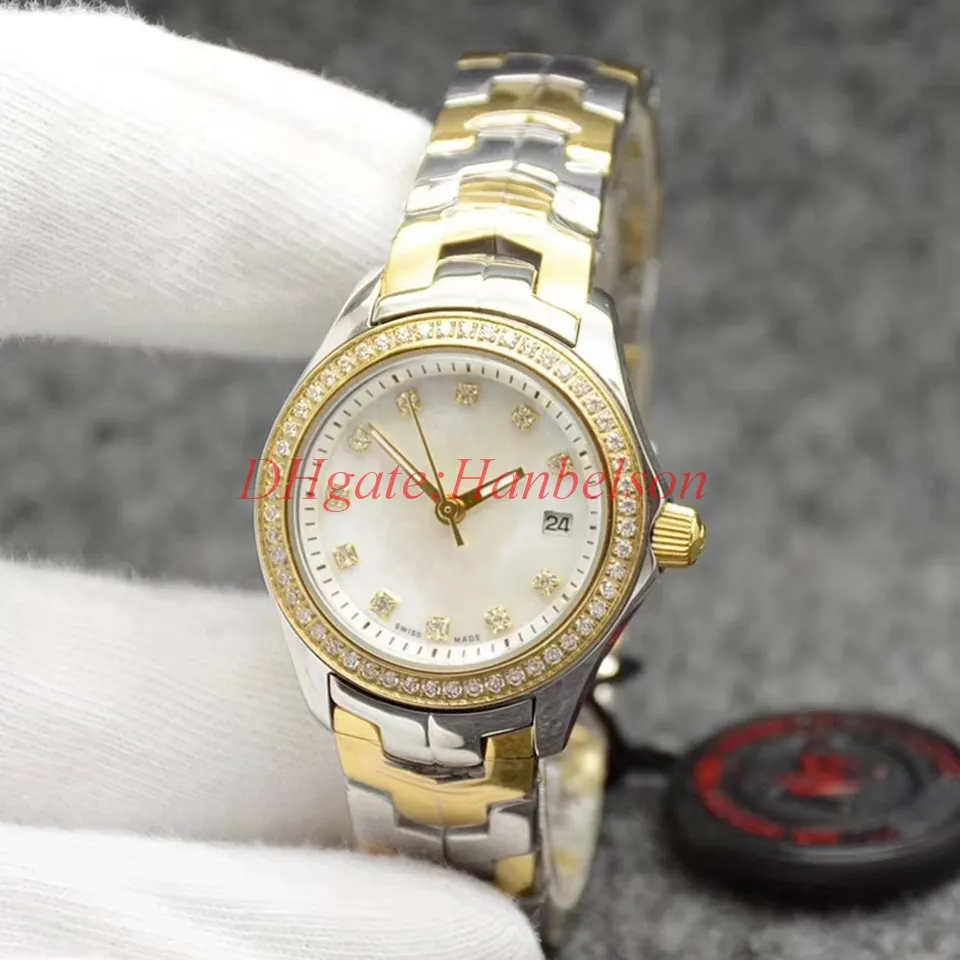 NOVA Mulher relógios de luxo relógio de diamante Montres De Luxe Pour Femmes Moda Shell Dial Wristwatches2578