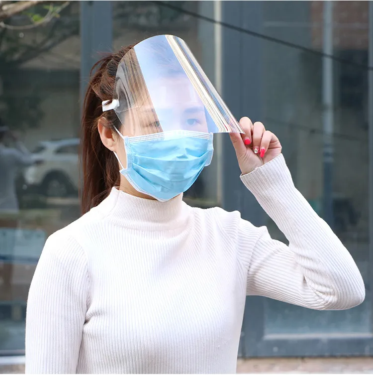 Visiera universale Maschera protettiva anti-appannamento HD Trasparente Bambini Bambino Adulto Maschere di sicurezza per la protezione antipolvere a prova di schizzi d'olio