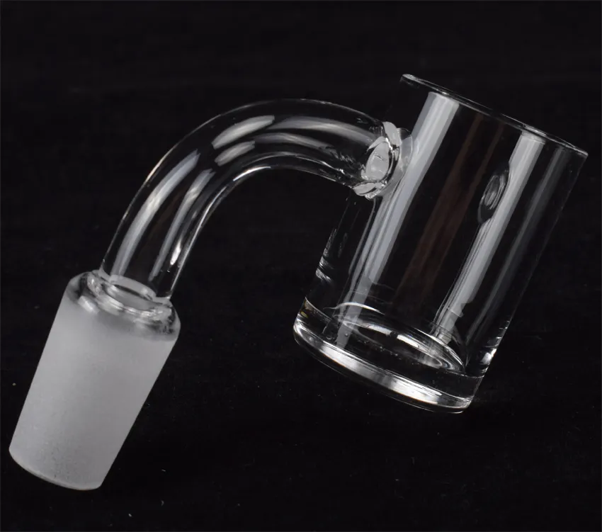 Quartz Banger Bottom 5mm Tjock Flat Top Banger Nail Quartz Nails 10mm 14mm 18mm Man Kvinna quave för DAB Rigglas Bong