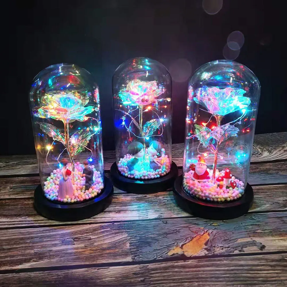 Small Roses That Flashlights Wishing Girl Galaxy Rose LED Flashing Flowers In... From Xue10, $10.3 ...