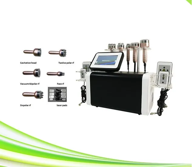 6 in 1 spa cavitazione ultrasonica rimozione della cellulite sottile cavitazione rf rassodamento della pelle macchina laser lipo