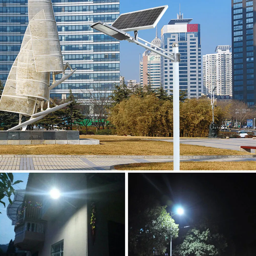 BEYLSION LED Solar Street Light Garden Solar Light 20W 30W 50W 100W 200W 300W Double color Solar Lamp Battery Powered Outdoor (10)