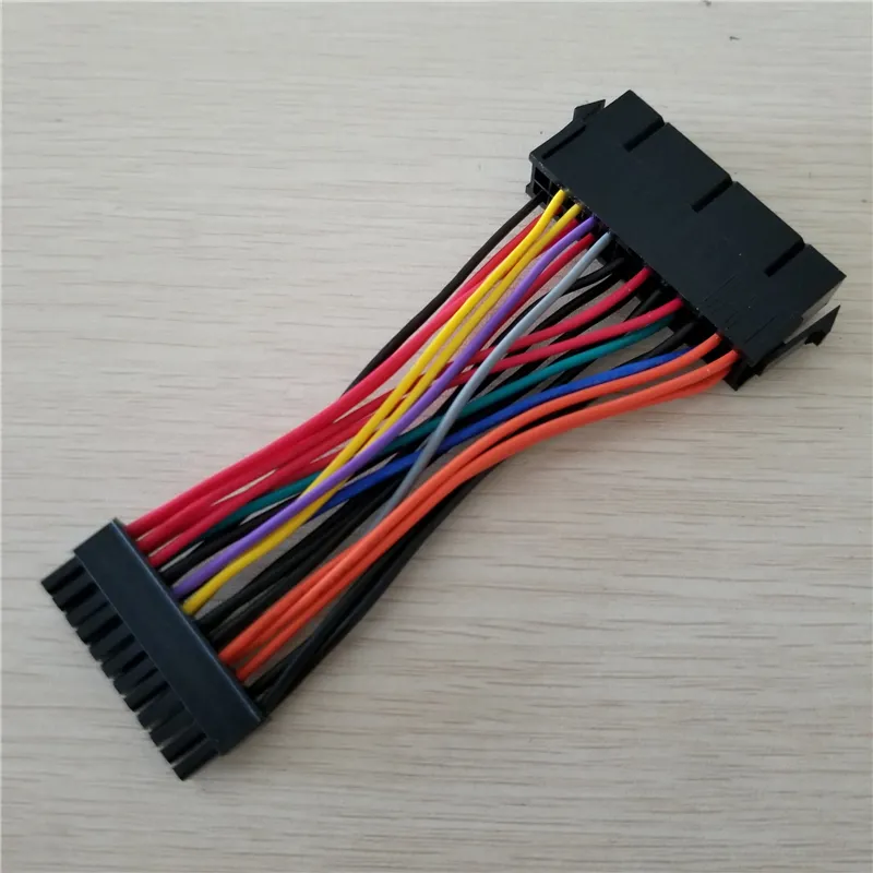 10pcs/partia NOWOŚĆ ATX PSU Standard 24pin samica do mini 24p wewnętrzny kabel adaptera zasilania dla Dell 780 980 760 960 PC