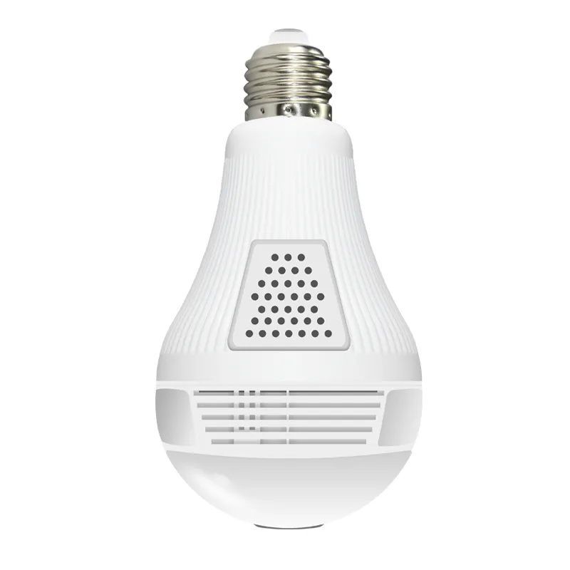 960P Panoramic WIFI Smart Bulb Camera With 1.3 Million Lumens, CCTV