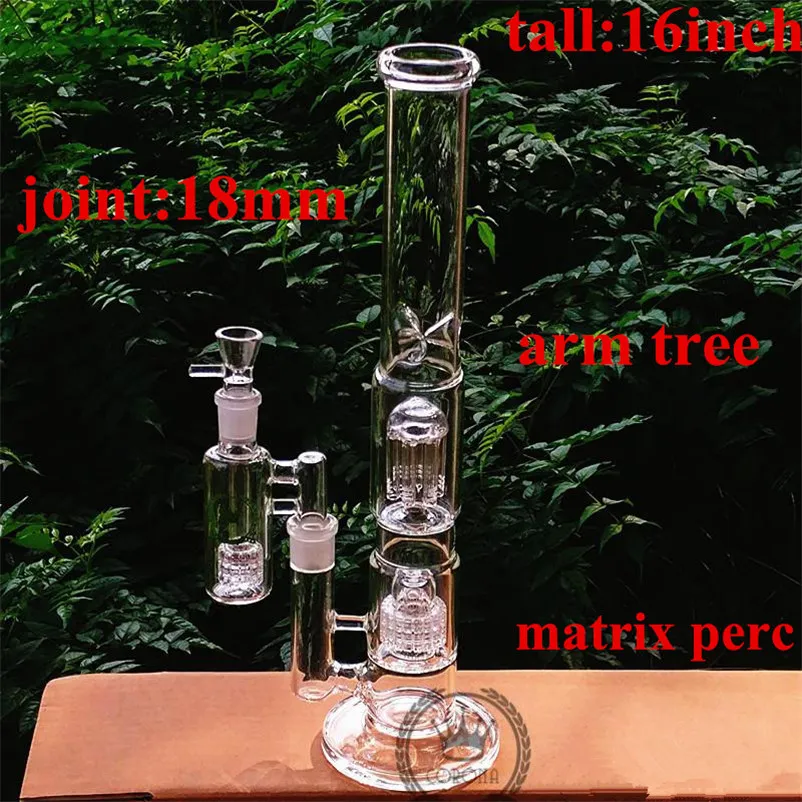 Projetos mais recentes Hookah S3 Bongos de vidro altos Matriz PERC Catcher Catcher Glass Bowl