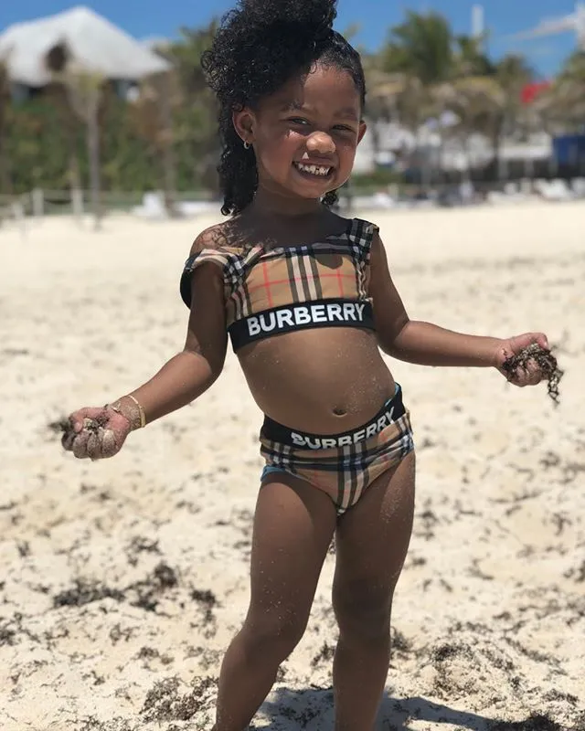 Maillot de hotsell bain burberry fille