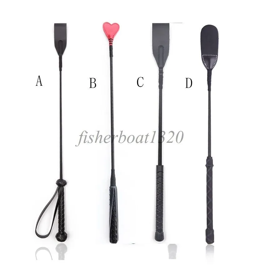 Bondage Hot Real Leather Horse Bat Riding Crop Whip Proste Flogger Retraint Cosplay Au653