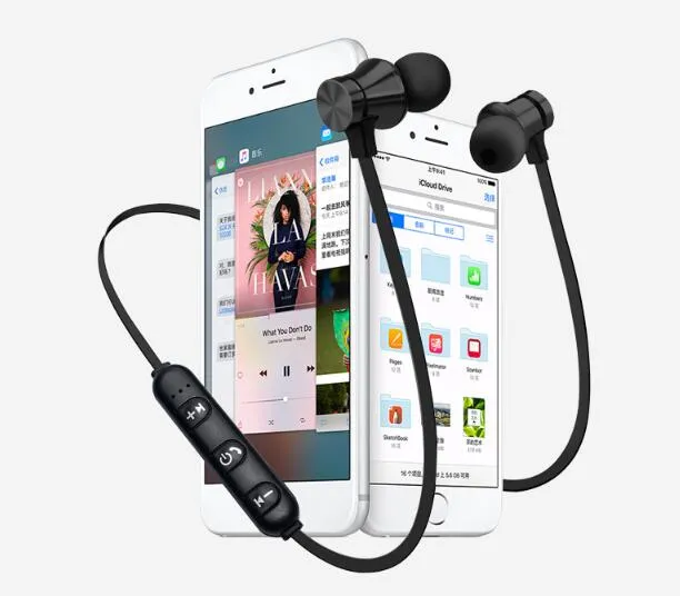 XT11 Magnet Wireless Headphones BT4.2 Bluetooth hörlurar med MIC Earbuds Bass headset för iPhone Samsung LG Smartphones