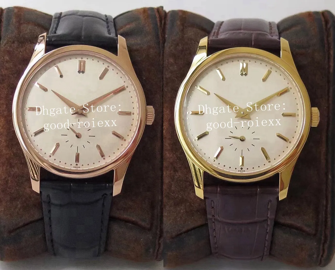 St19 Gold Midiculario De 37 Mm Luxury Yellow Rose Gold Watch Mens ST19 Movimiento ...