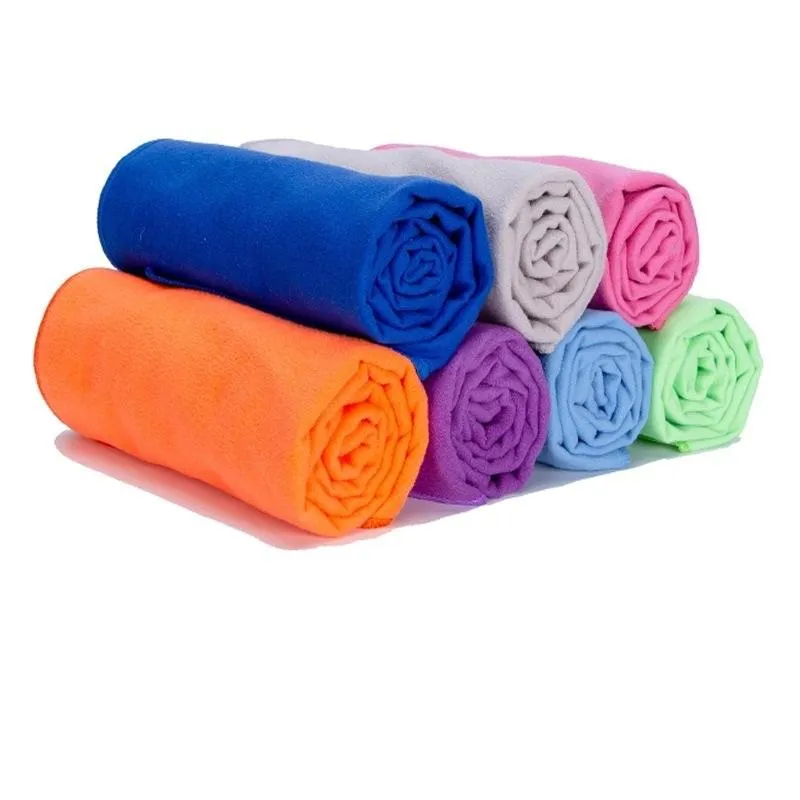 3pcs 30x100 cm asciugamano in microfibra sudore-assorbente asciugatura rapida asciugamano yoga fitness