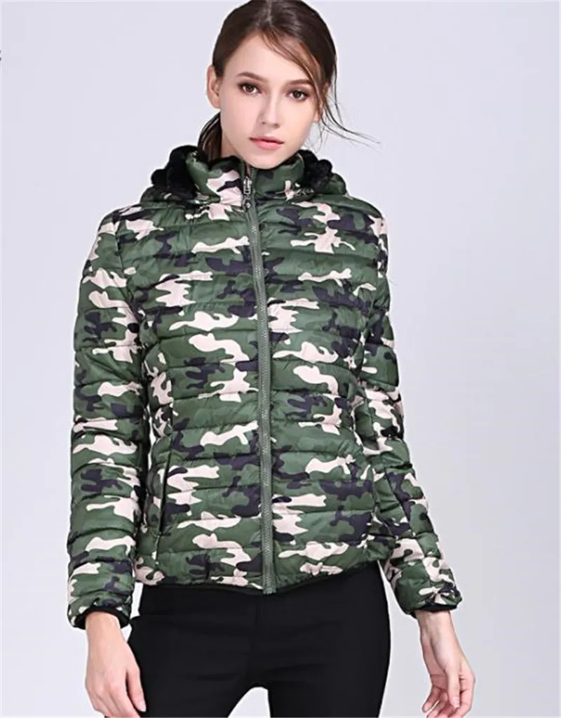 Womens designer camo online jacket
