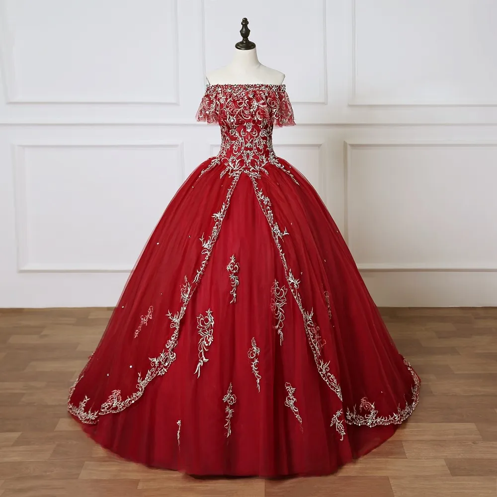 burgundy v neck dress Burgundy Deep V-Neck Long Sleeve Mermaid Prom Dress With Sequins