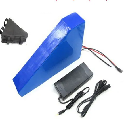 72V Ebike Battery Pack 20Ah 60V 27AH 48V 52V 30AH 36V Triângulo 40AH com bolsa à prova d'água para 3000W 2500W 2000W 1000W 750W Motor