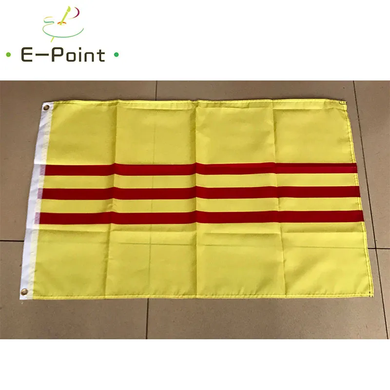 Güney Vietnam 3 * 5 ft (90cm * 150cm) Polyester bayrak Banner dekorasyon uçan ev bahçe bayrak Bayram Bayrağı