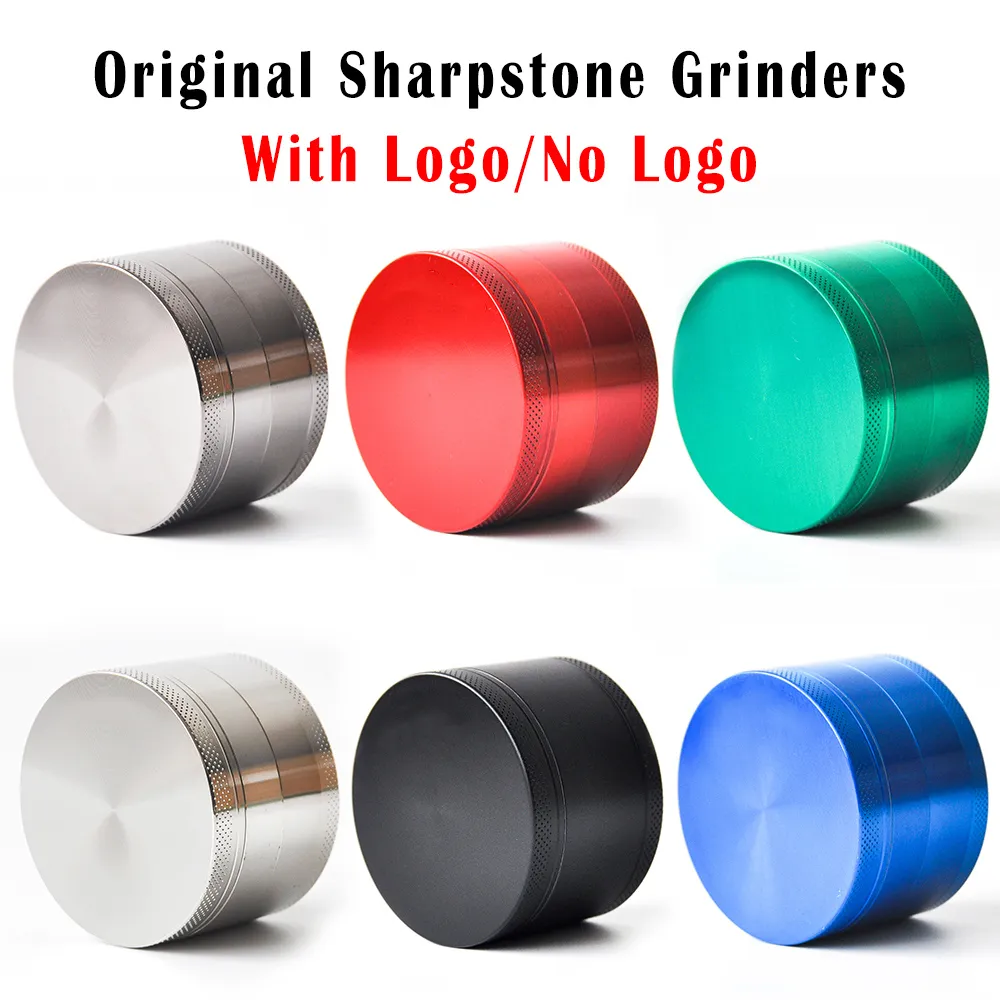 Partihandel ört Girnder 40mm 50mm 55mm 63mm 4 lager CNC Tänder Tobacc Grinder Zink Eloy Grinder