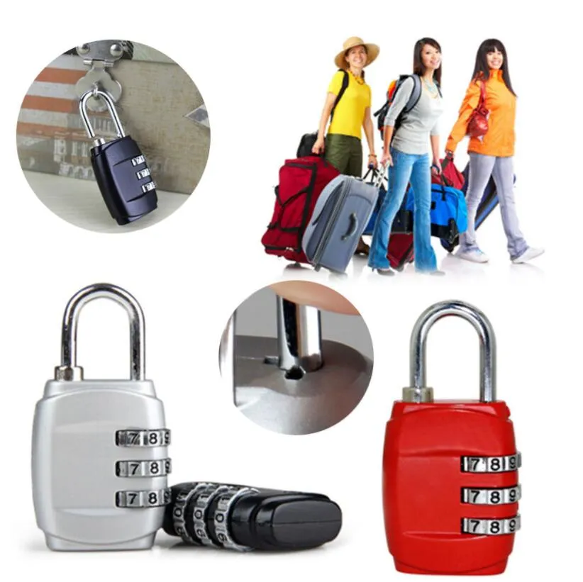 Password Lock Anti-Theft Combination Lock 3 Digit Combination