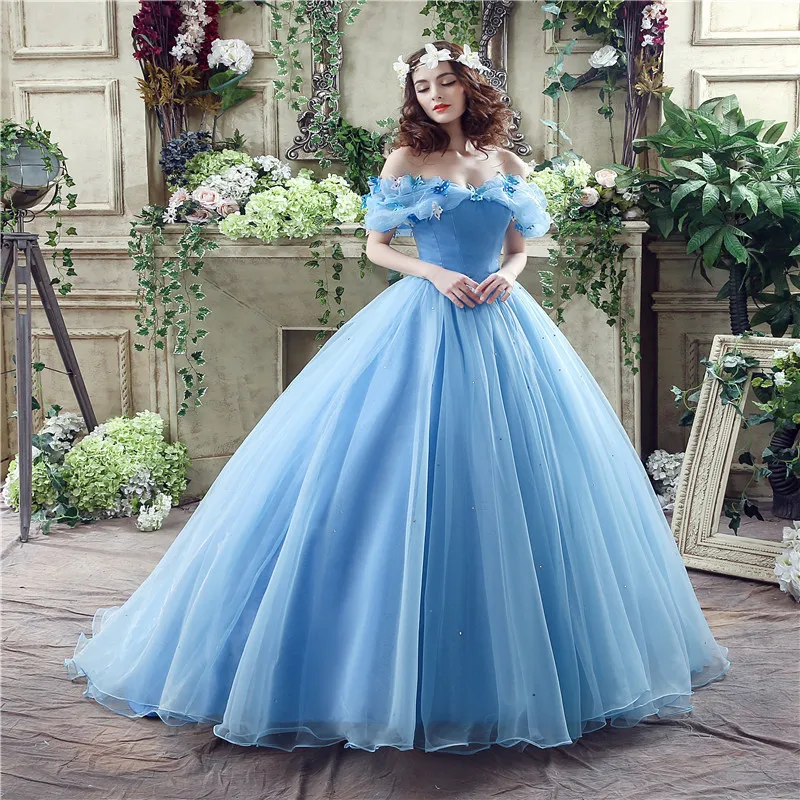 Gown sky blue on sale