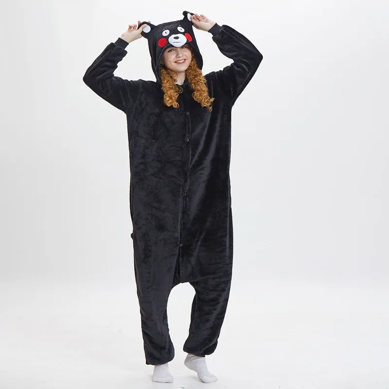 Black cat sales onesie for adults