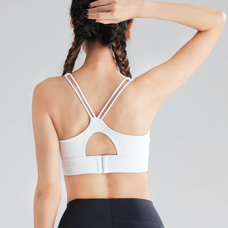 Virson Crisscross Back Asymmetrical Sports Bra For Women Medium Support  Activewear Fitness Bra With Removable Cups From Virson, $9.85