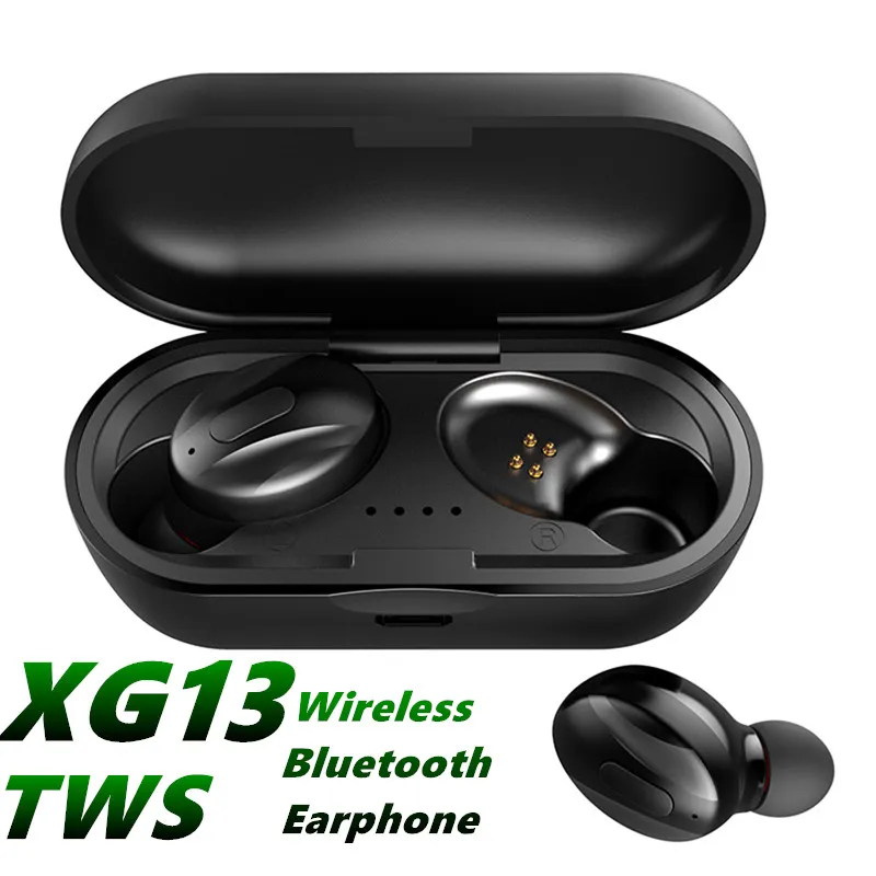 Wireless earphone 001 XG-13 ブラック/ホワイト XG-13 Bluetooth 5.0 Mini Wireless Earbuds In-Ear Headphones with