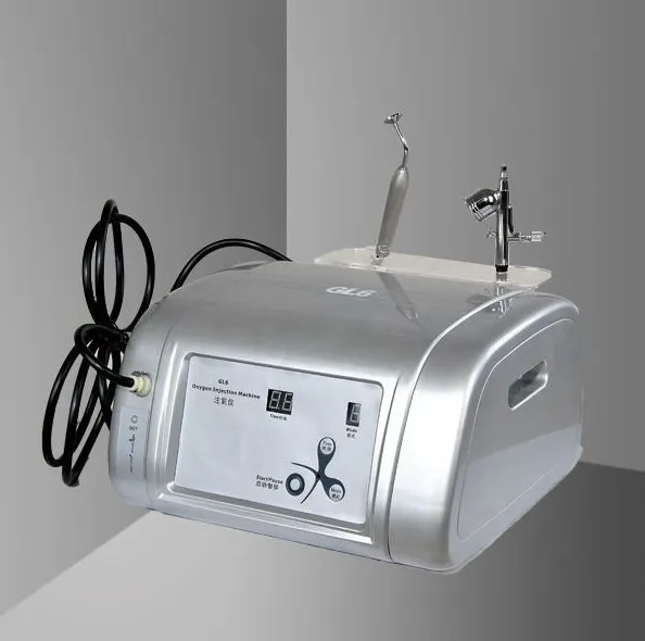 Портативный кислородный аппарат для лица для удаления морщин лица лифтового подтягивания кожи темных кругами GL6 Малого O2 Skincare Infusion System Product