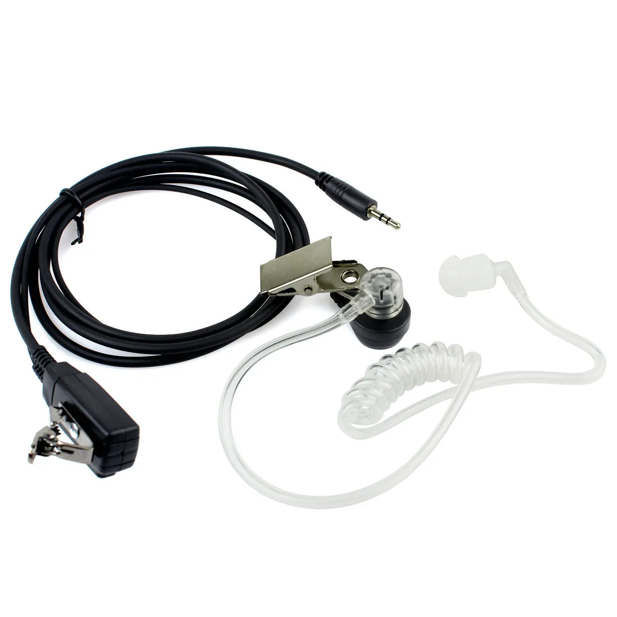 8X Covert Air Acoustic Earpiece Headset mit Mikrofon für Cobra MT/PR/LI/CX/CXT/CXR