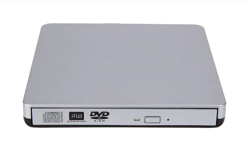 USB3.0 portátil Magro External CD / DVD-RW / CD-RW DVD Burner Escritor unidade ffor Mac Netbook Laptop