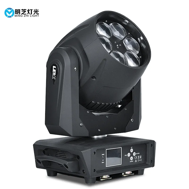 MF-B640 6 Oczy High Power RGBW LED 6 szt. 40W belki Wash Moving Head Light do profesjonalnego Disco DJ Klucz nocny KTV